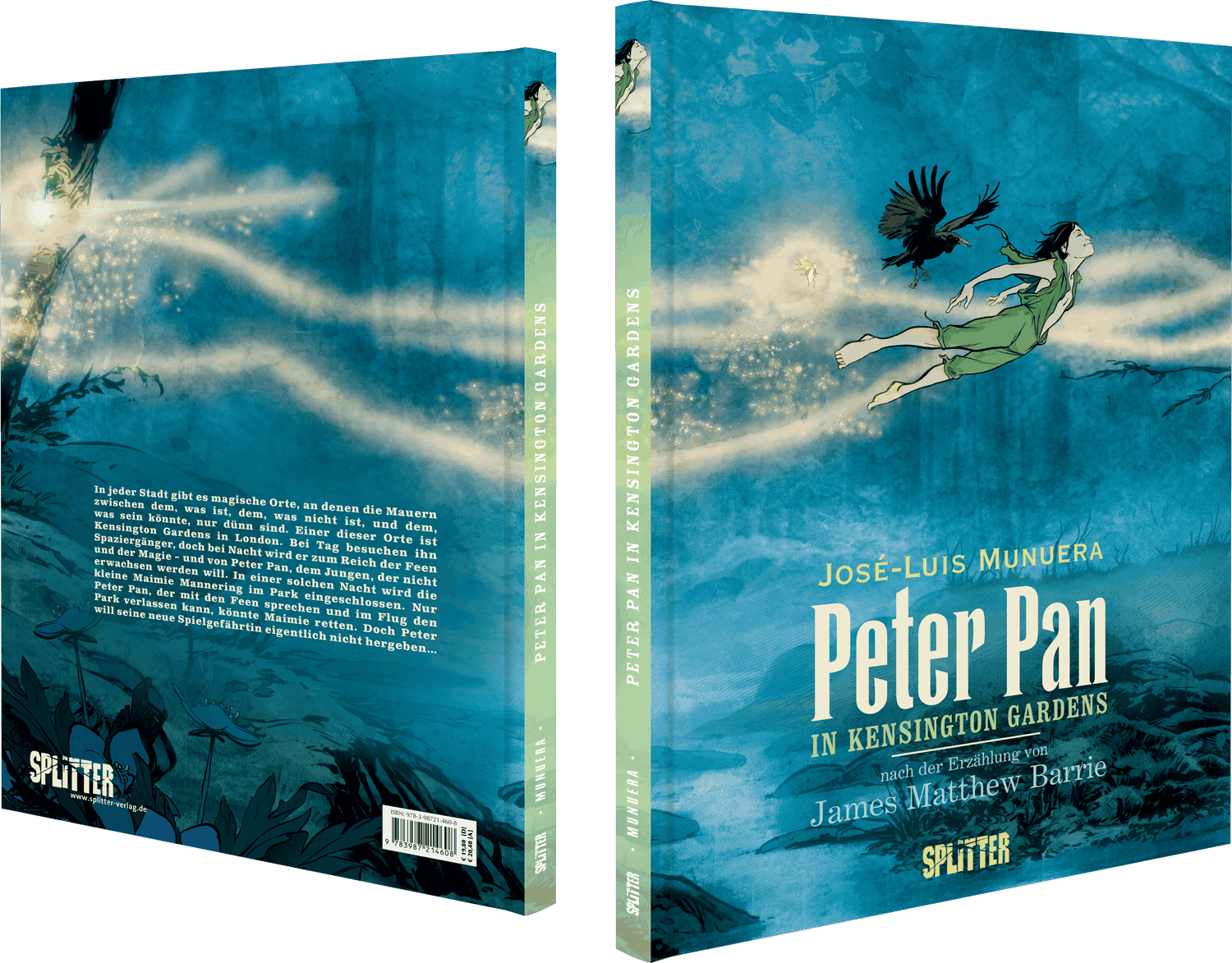 &bdquo;Peter Pan in Kensington Gardens&ldquo; Graphic-Novel Buch von Jose Luis Munuera (Splitter Comic)